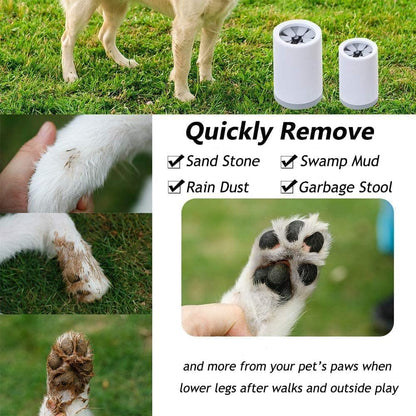 Dog Paw Cleaner, Portable Dog Paw Washer Foot Wash Cup, Dog Foot Washer Massage Soft Silicone Pet Wash Station, Waterproof Splash Small Large Dog Washer