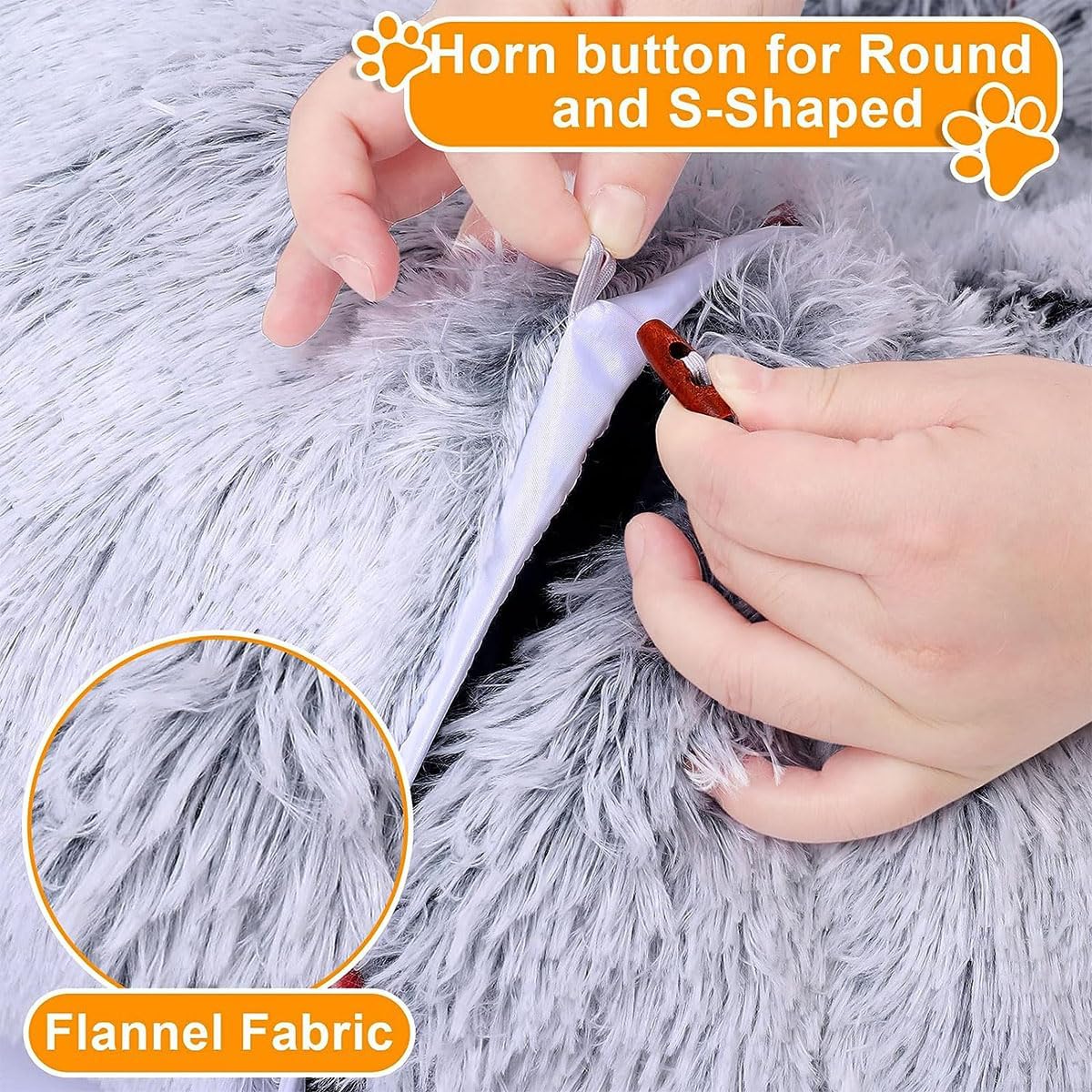 Plush Cat Tunnel Bed,Plush Cat Circle Tunnel with Hanging Balls and Peepholes,Cat Bed Tunnel with Washable Cushion,Multifunctional Cat Toys for Kitten, Cat, Puppy, Rabbit, Ferret