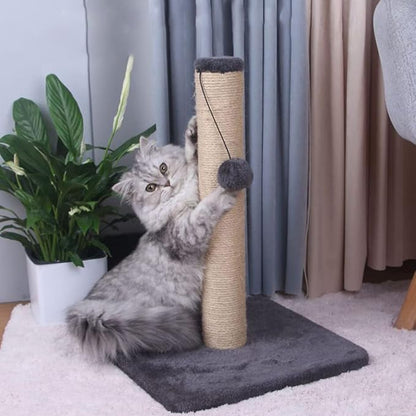 Scratching Post for Kittens - Indoor Cat Tower With Natural Sisal Board and Magic Ball (Magic Ball Scratching Post)