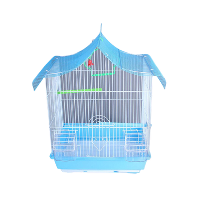 قفص طيور صغير 30*22*38 سم على شكل كوخ 