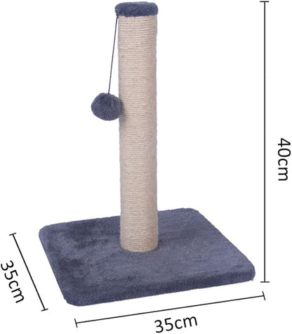 Scratching Post for Kittens - Indoor Cat Tower With Natural Sisal Board and Magic Ball (Magic Ball Scratching Post)