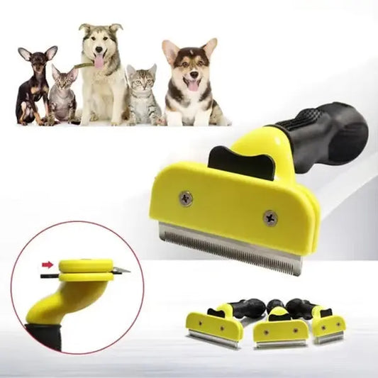Pet Hair Removal Shedding Tool & Unknotting Hair Brush for Cats and Dogs – Gentle Grooming & Tangle-Free Coat Care Pets971.com