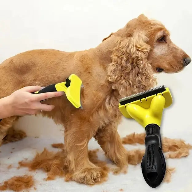 Pet Hair Removal Shedding Tool & Unknotting Hair Brush for Cats and Dogs – Gentle Grooming & Tangle-Free Coat Care Pets971.com