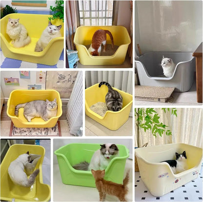 Large Cat Litter Box, 64.2 * 45.3 * 33.3cm Pets971.com