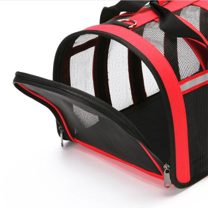 Cat Carrier Backpack 49cm Airline Approved Soft-Sided Pet Travel Bag with Mesh Ventilation | Portable Pet Carrier for Cats & Small Dogs (Up to 8kg)