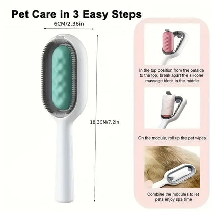 Pet Hair Removing Brush for Cats and Dogs – Gentle Grooming & Effective Fur Removal Pets971.com