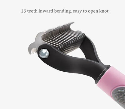 Premium Pet Hair Shedding Tool for Cats & Dogs – Gentle Deshedding Brush (Includes SEO for Pet Nail Clipper for Cats and Dogs) Pets971.com