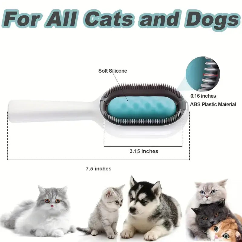 Pet Hair Removing Brush for Cats and Dogs – Gentle Grooming & Effective Fur Removal Pets971.com