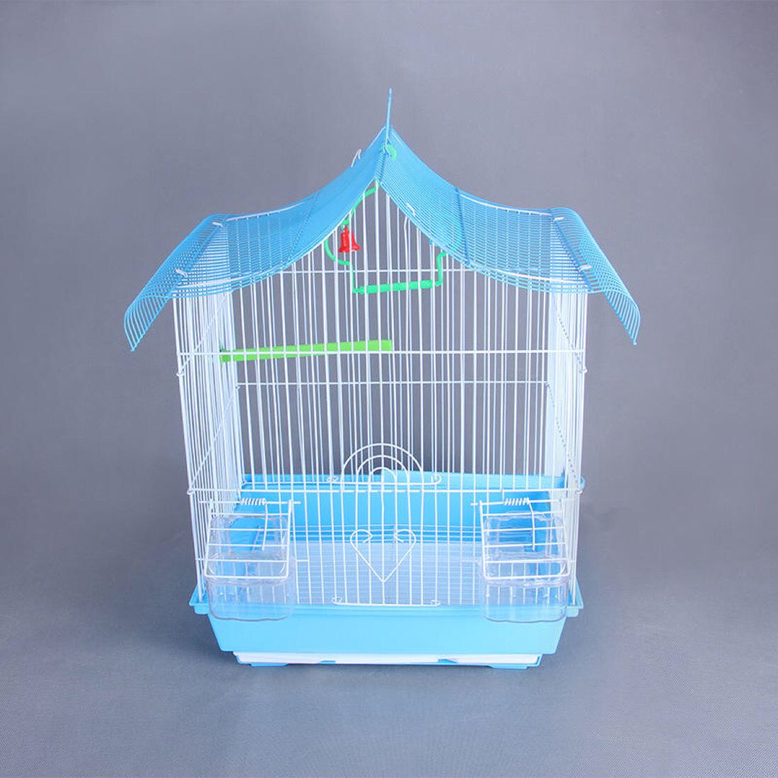 قفص طيور صغير 30*22*38 سم على شكل كوخ 